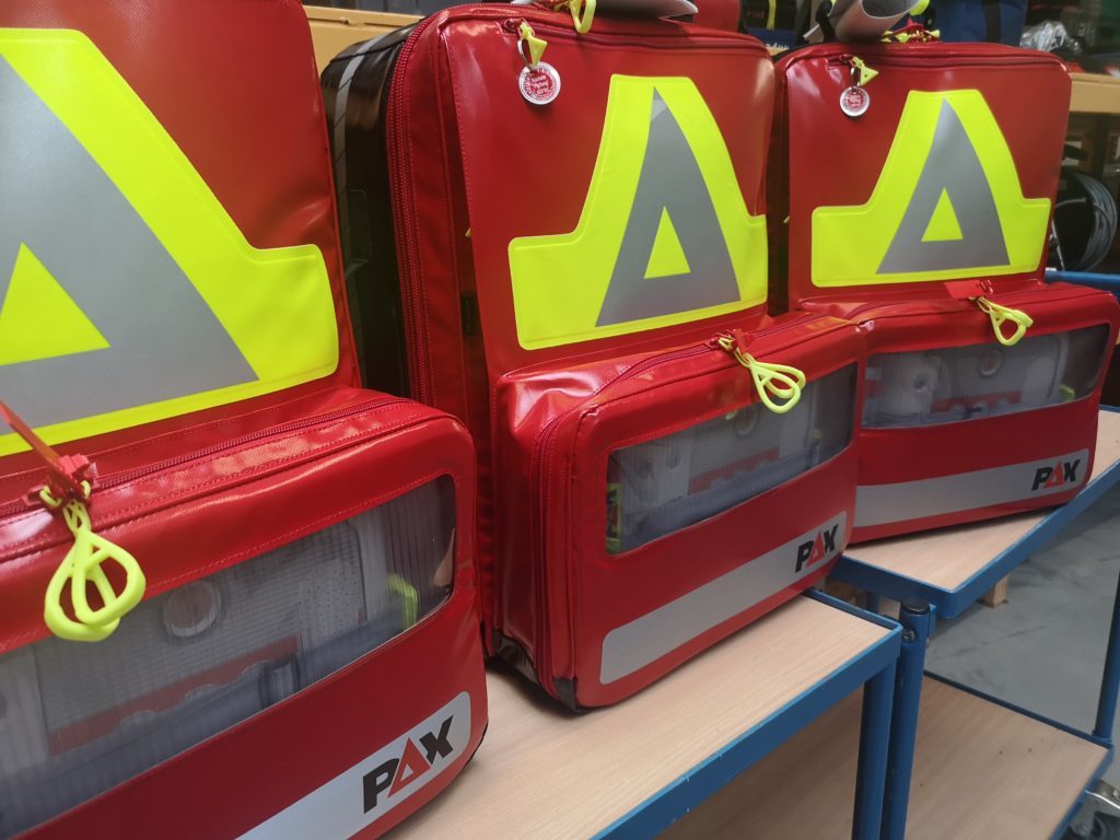 Notfallrucksack für Erste Hilfe Betriebssanitäter und Erste Hilfe Offshore